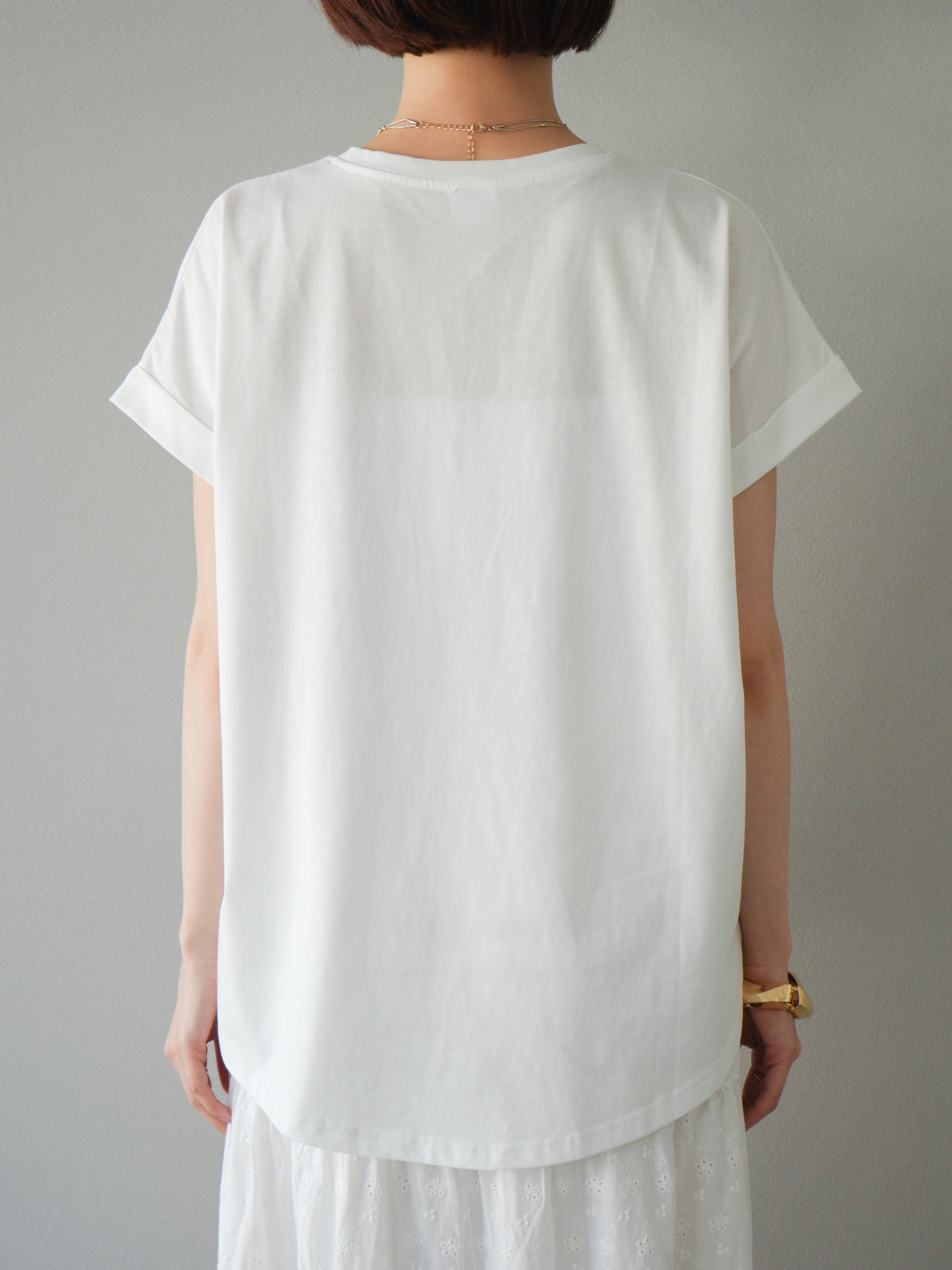 新品タグ付き 今季 FRAMeWORK ドライタッチコットンＬ/Tee ブラウン FRAMeWORK（フレームワーク）の「ドライタッチコットンL/Tee（T