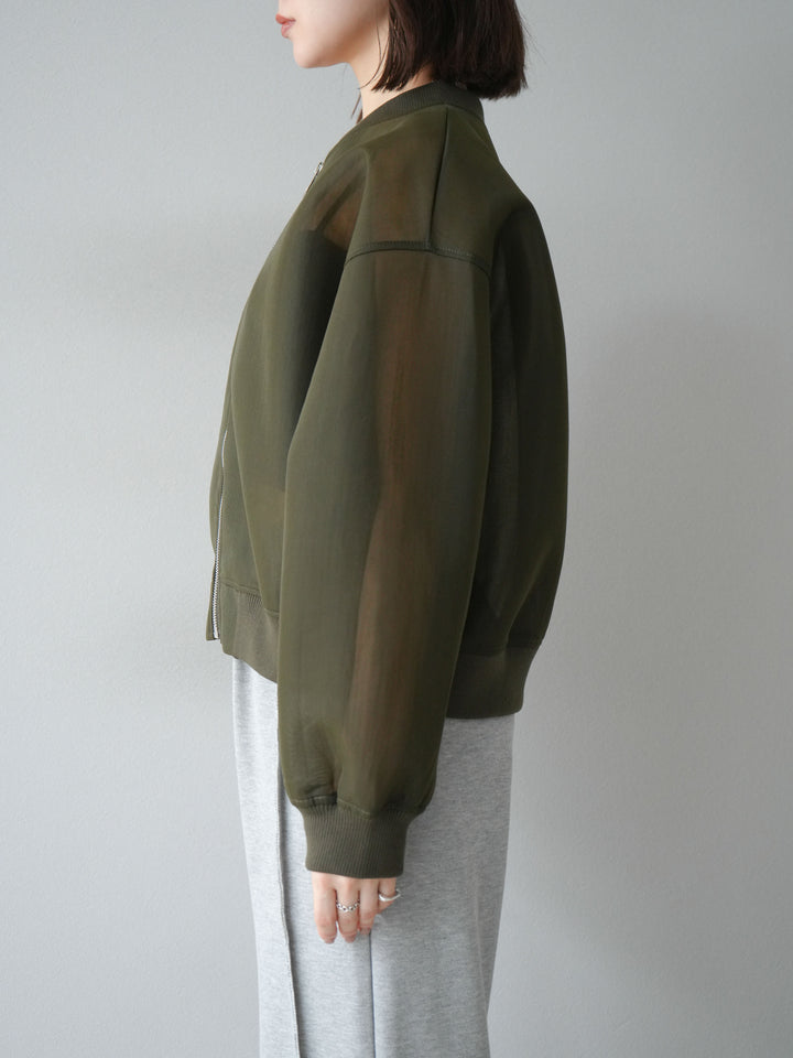 [予約]シアーダンボールボリュームスリーブMA-1/カーキ