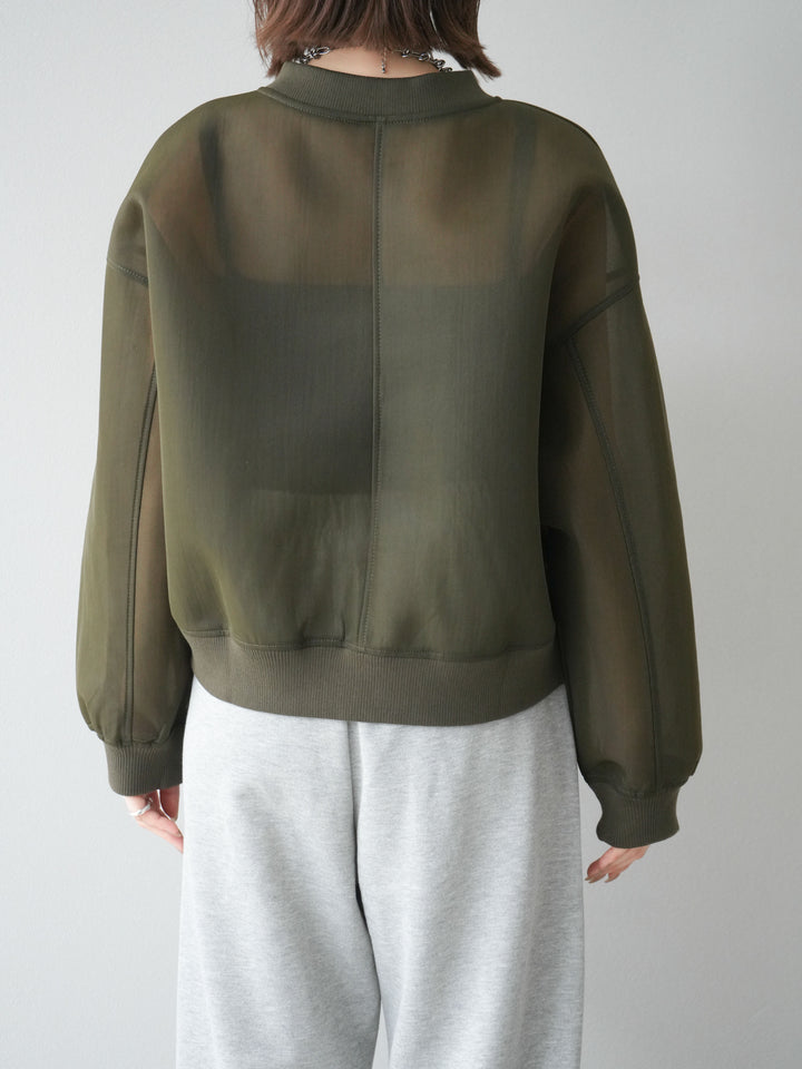 [予約]シアーダンボールボリュームスリーブMA-1/カーキ