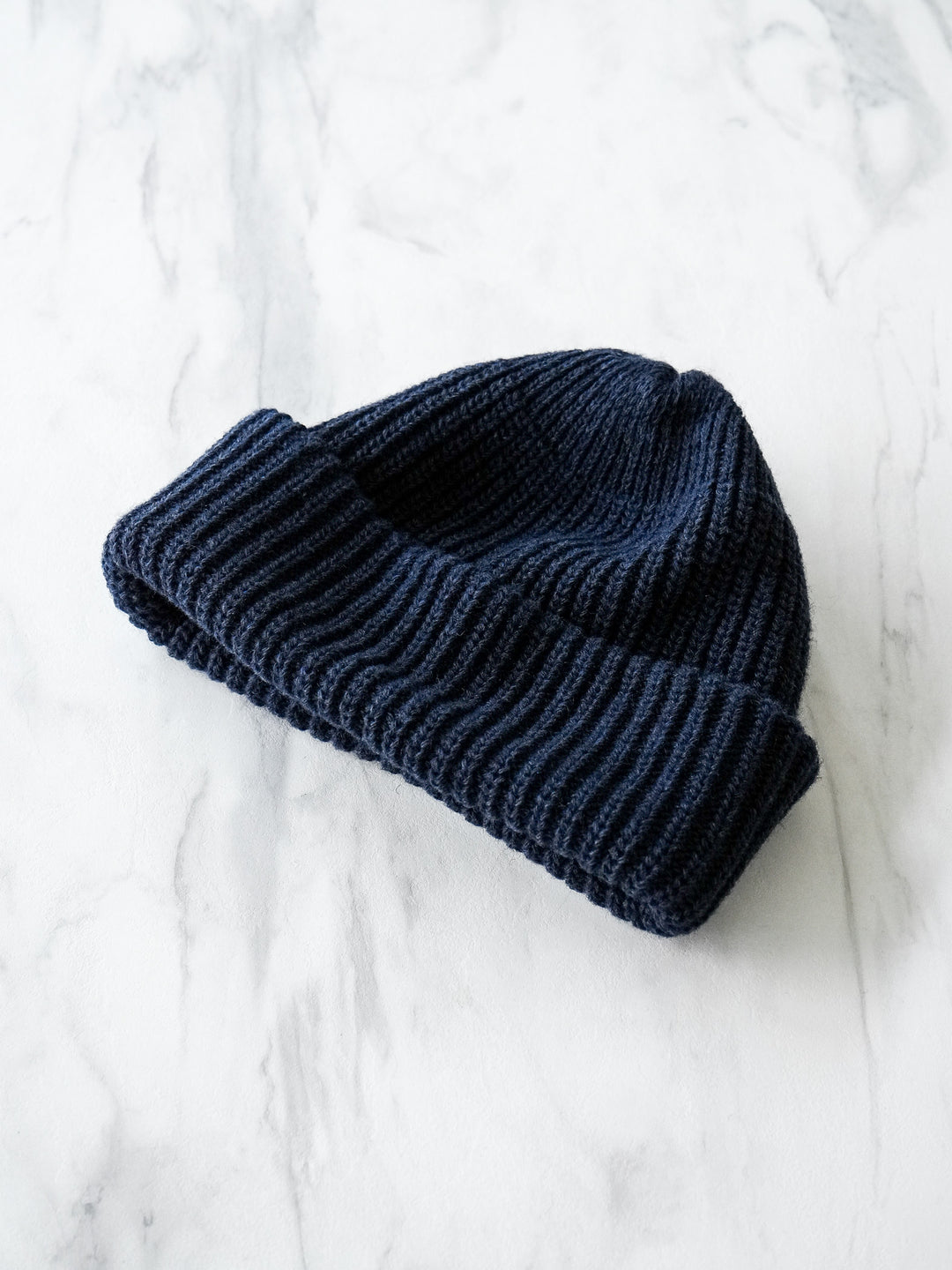 [予約]ニットビーニー/ネイビー