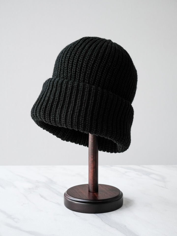 [予約]ニットビーニー/ブラック