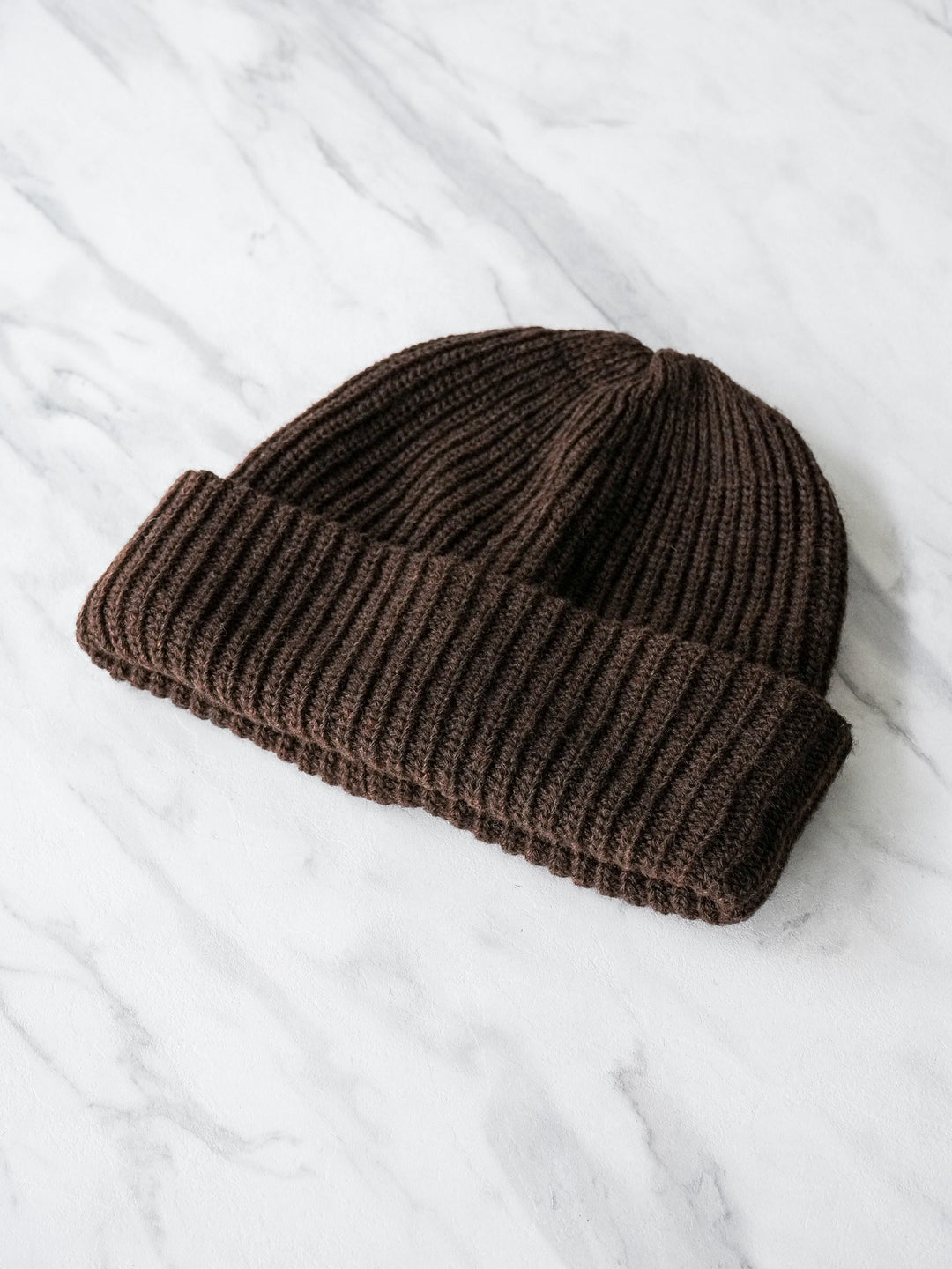 [予約]ニットビーニー/ブラウン