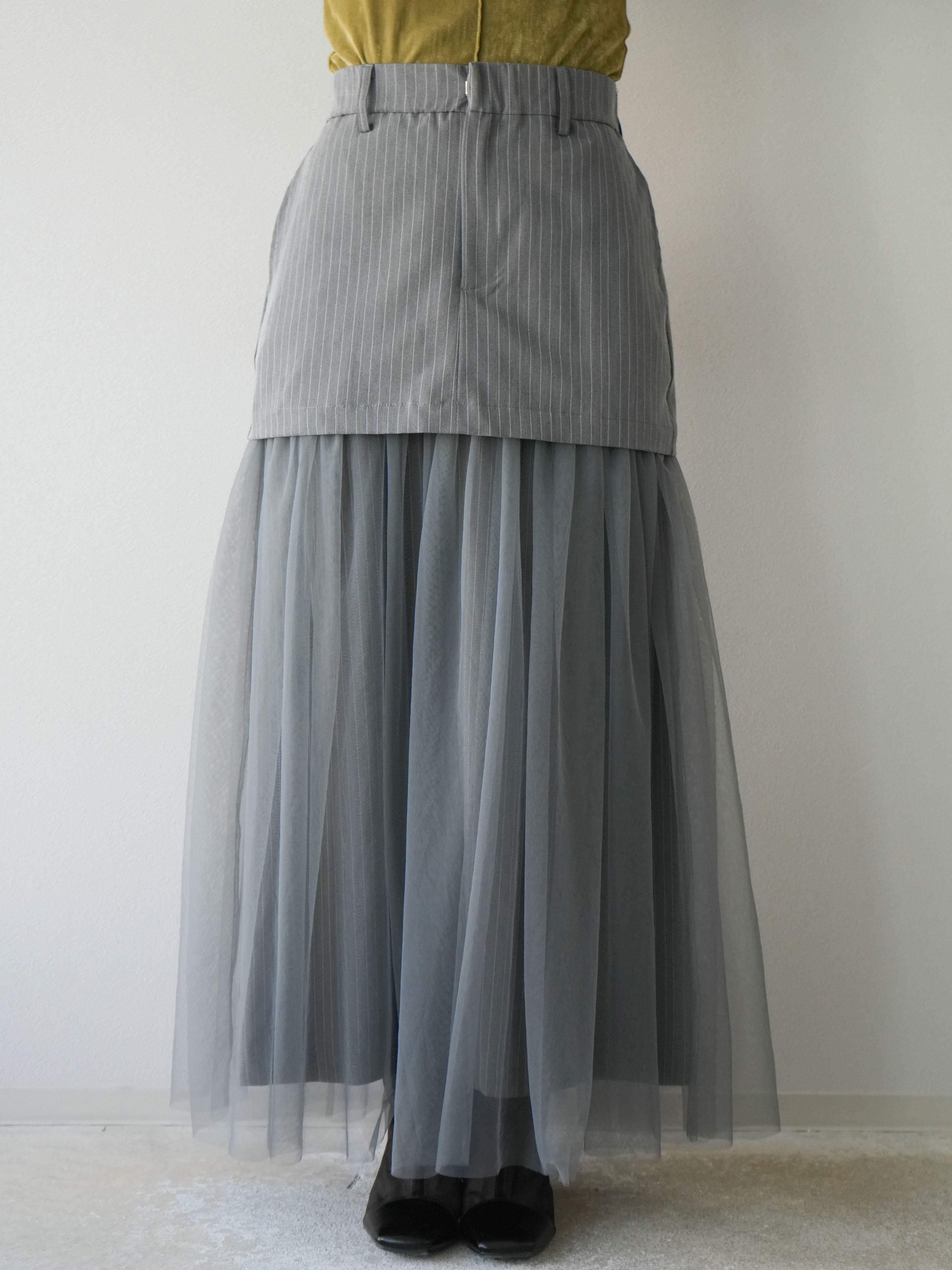 L'Appartement Tulle Skirt チュールスカート グレーAL L'Appartement Tulle Skirt チュールスカート グレーAL