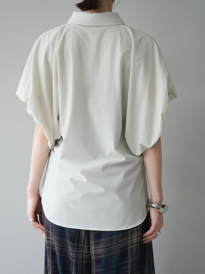 [予約]ICE TOUCHパフスリーブシャツ/オフグレー