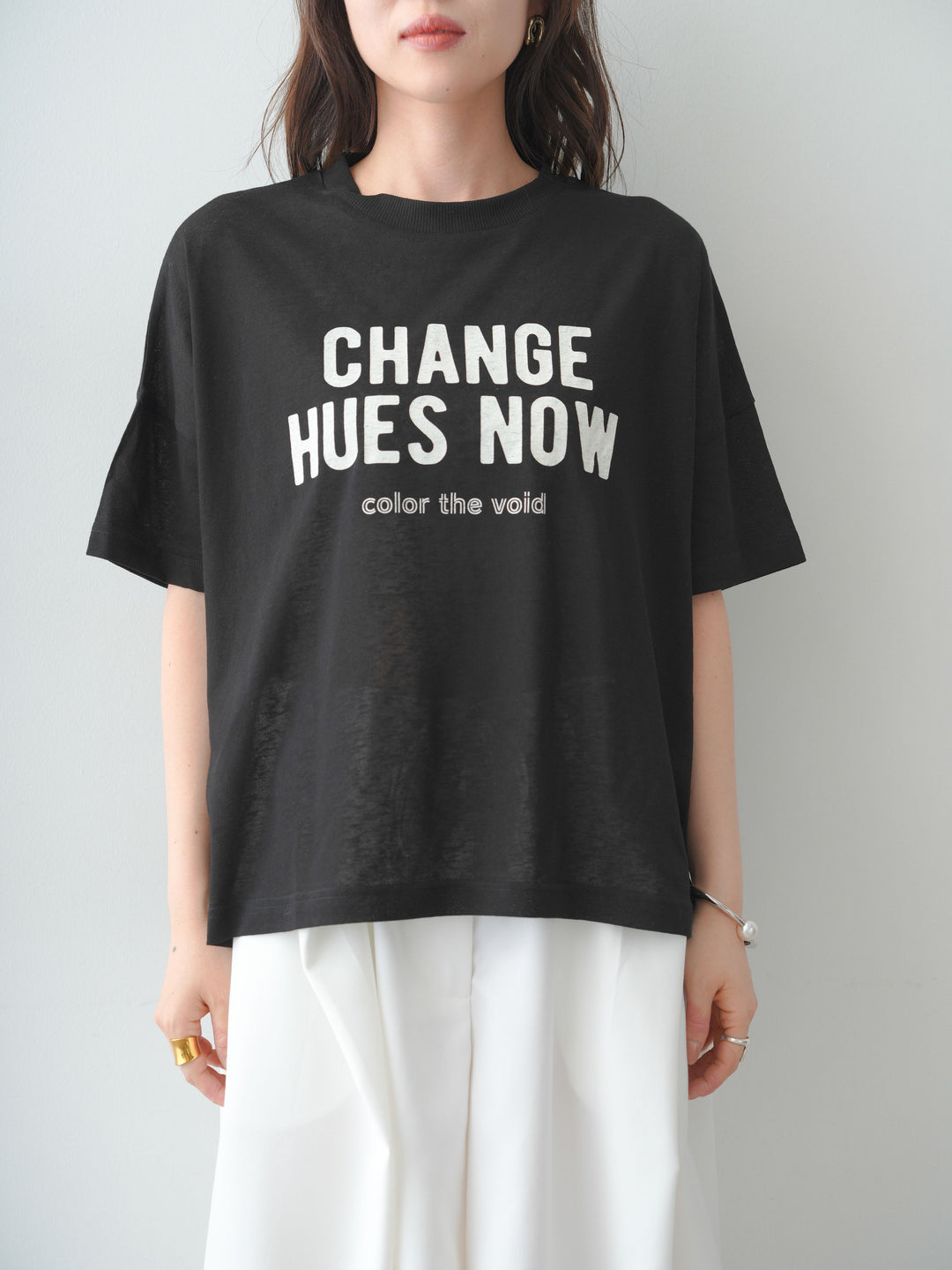 [予約]シアースラブロゴワイドTEE/black
