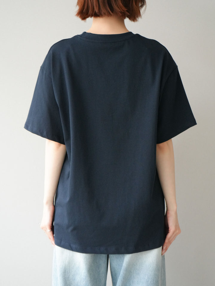 【預購】番茄刺繡T卹/藏青色