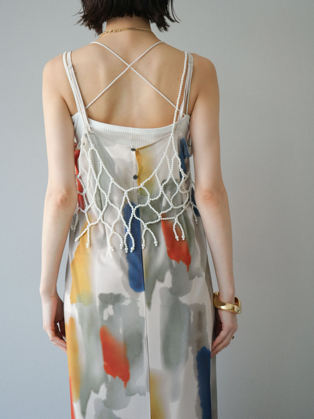 [予約]ビーズビスチェ/オフホワイト