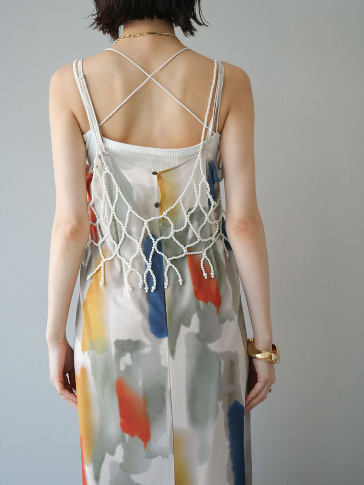 [予約]ビーズビスチェ/オフホワイト