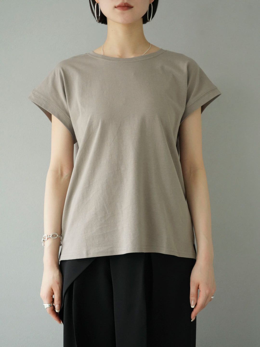 [Pre-order] French Sleeve T-shirt/Grey
