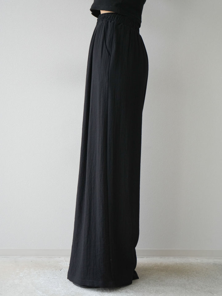 [SET]リネンライクスキッパーブラウス＆ワイドパンツSET UP