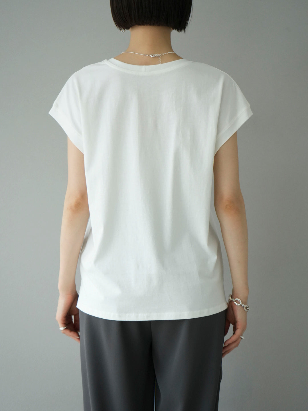[Pre-order] French Sleeve T-shirt/White