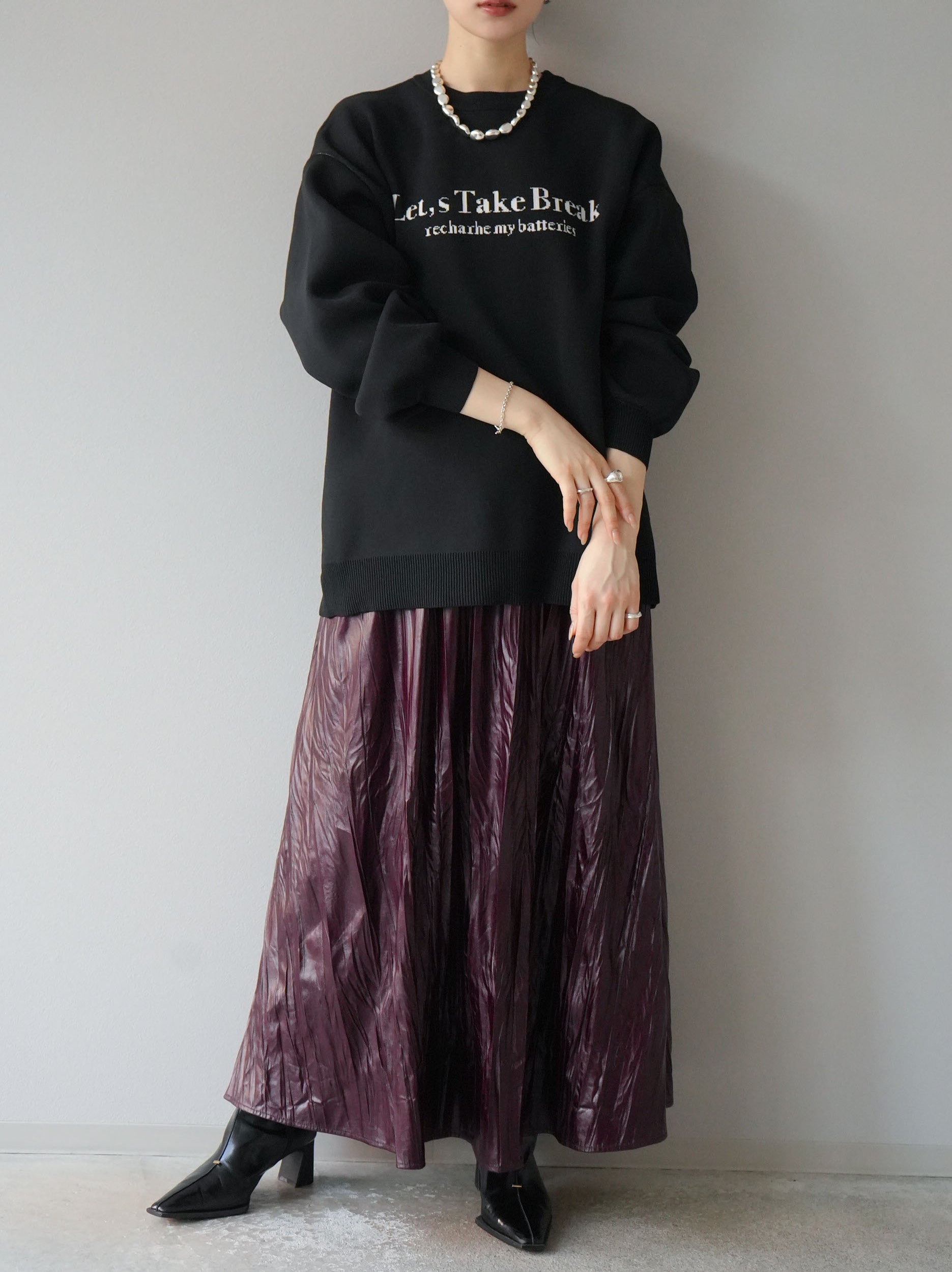 rimirリミル　スウェットプルオーバー　ブラック rimir リミル スウェットプルオーバー スウェットプルオーバー【new