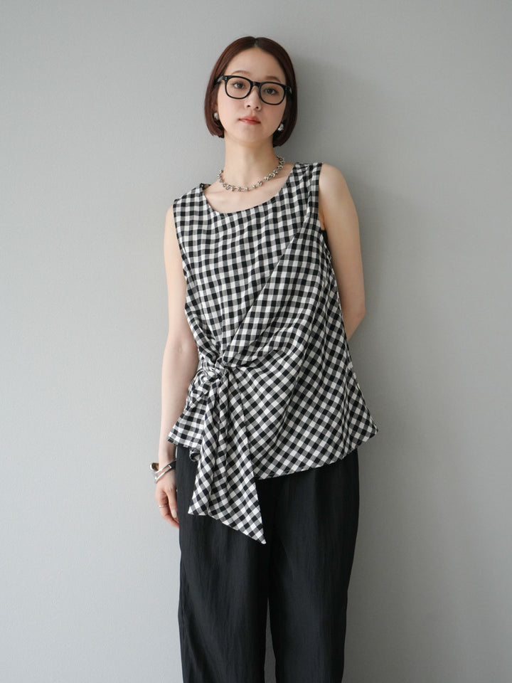 [SET] 前裹式無袖上衣 + 可選飾品套裝（2 套）