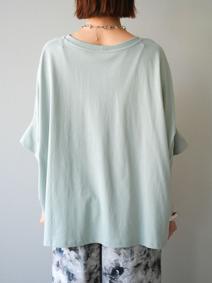[予約]ドルマンワイドフレアトップス/mint