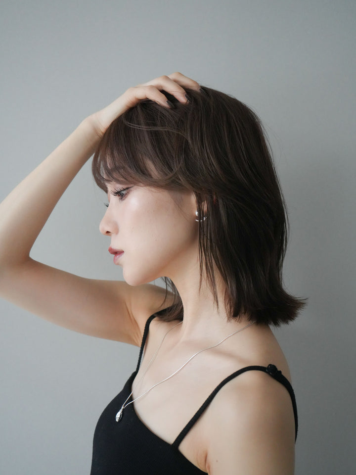 [予約]2WAYパールモチーフピアス/silver