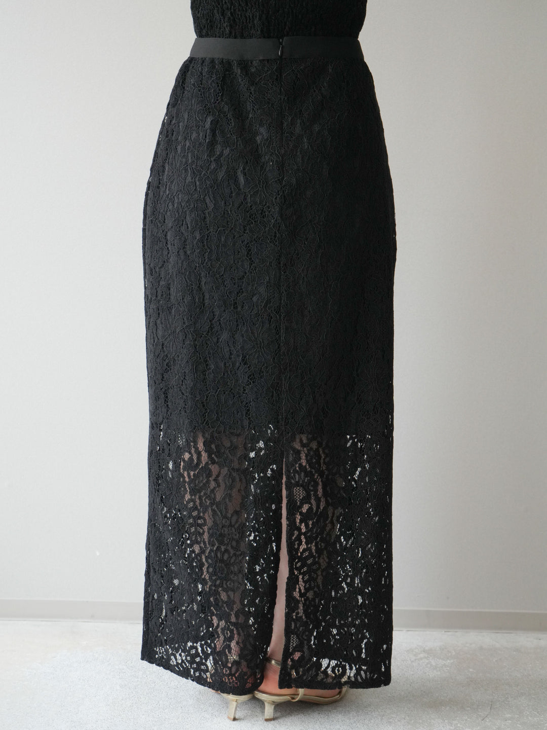 [SET]フルレースキャミ＆IラインスカートSET UP