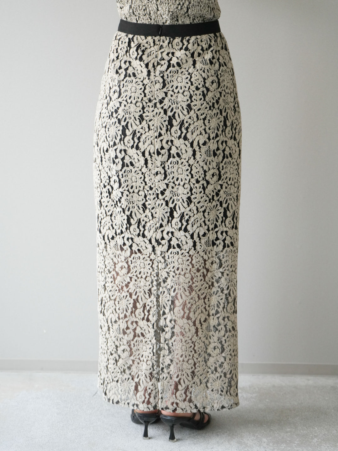 [SET]フルレースキャミ＆IラインスカートSET UP