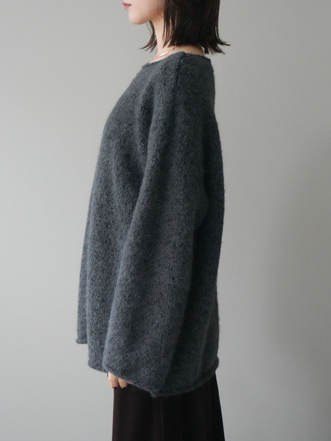 [予約]バラクラバSETニットプルオーバー/darkgray