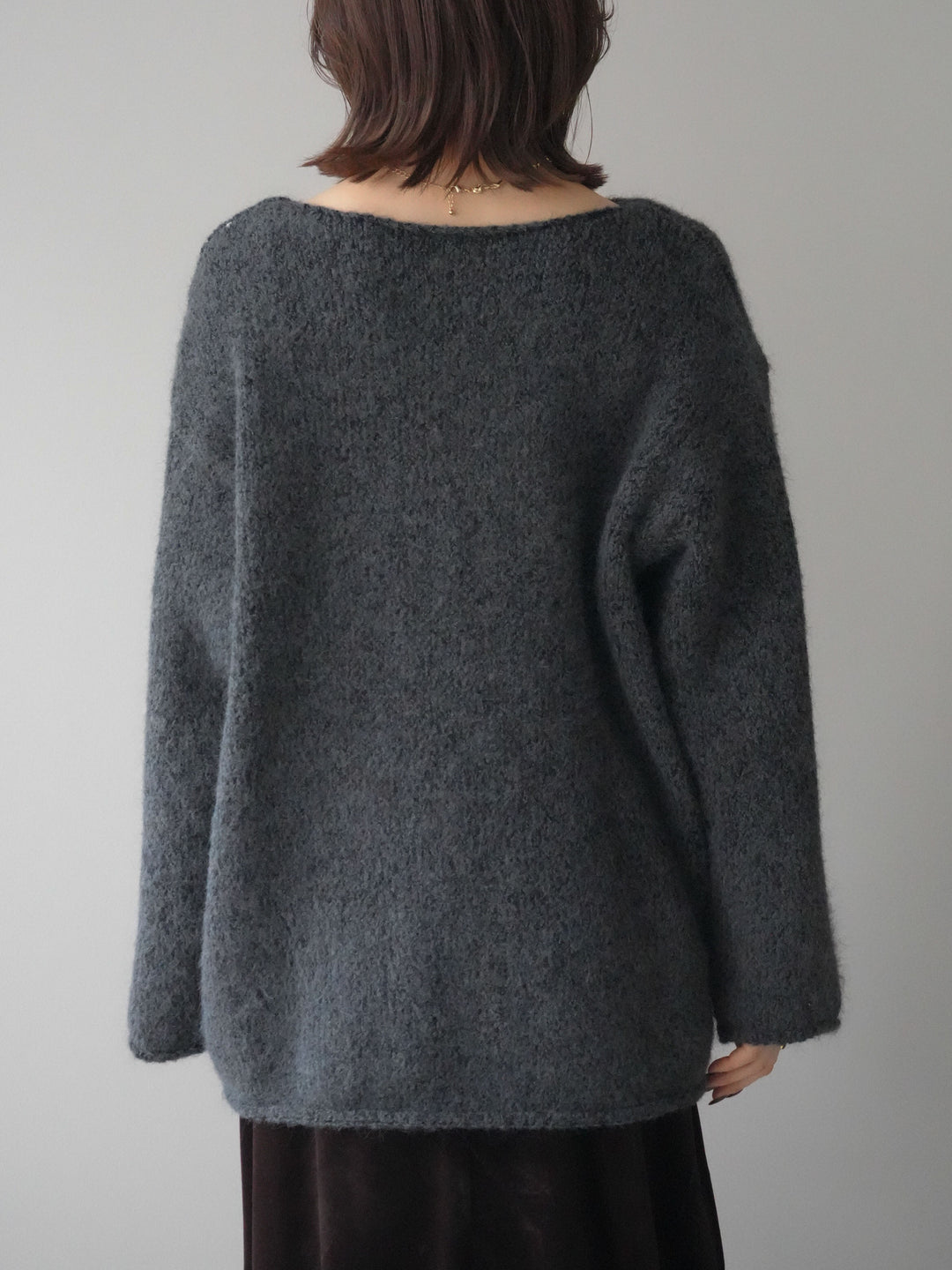 [予約]バラクラバSETニットプルオーバー/darkgray