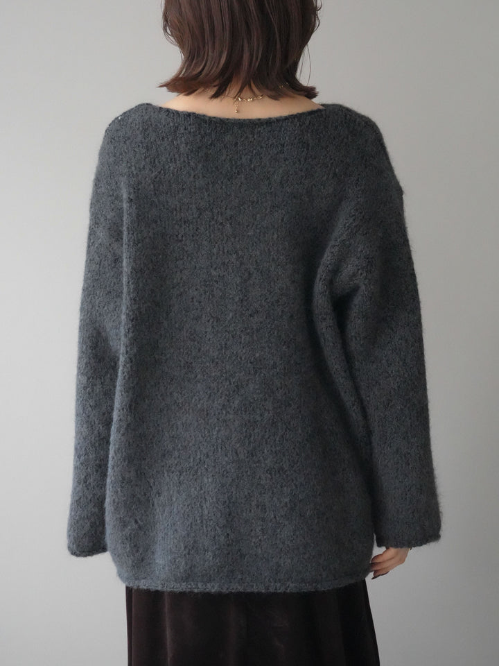 [予約]バラクラバSETニットプルオーバー/darkgray