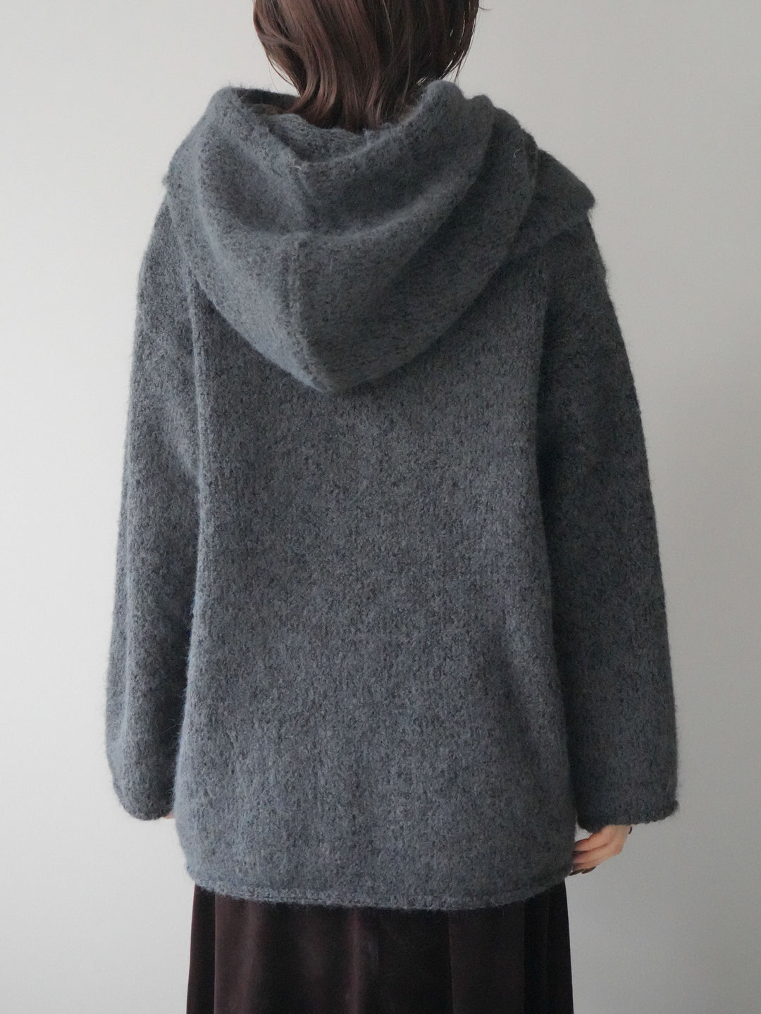 [予約]バラクラバSETニットプルオーバー/darkgray