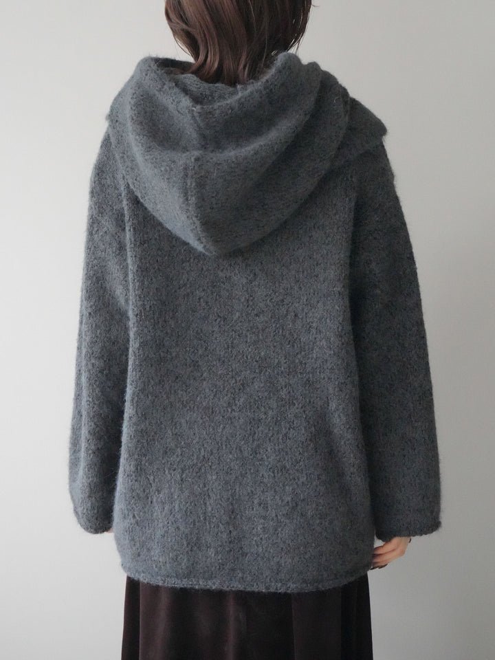 [予約]バラクラバSETニットプルオーバー/darkgray