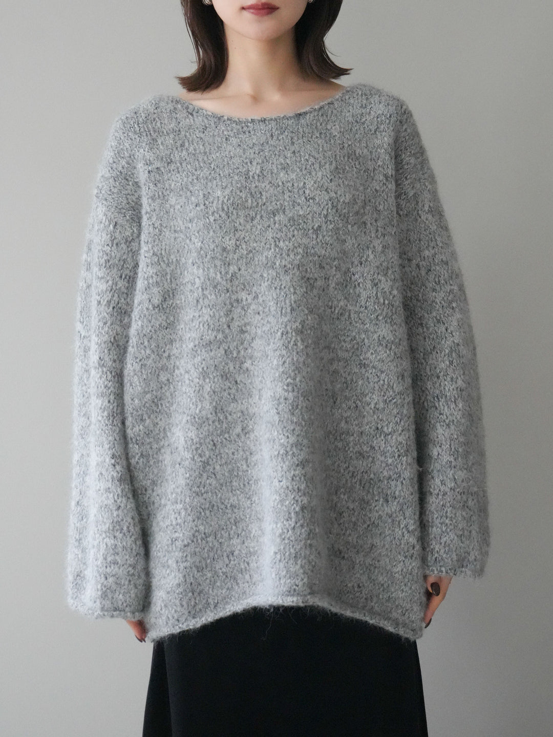 [予約]バラクラバSETニットプルオーバー/gray