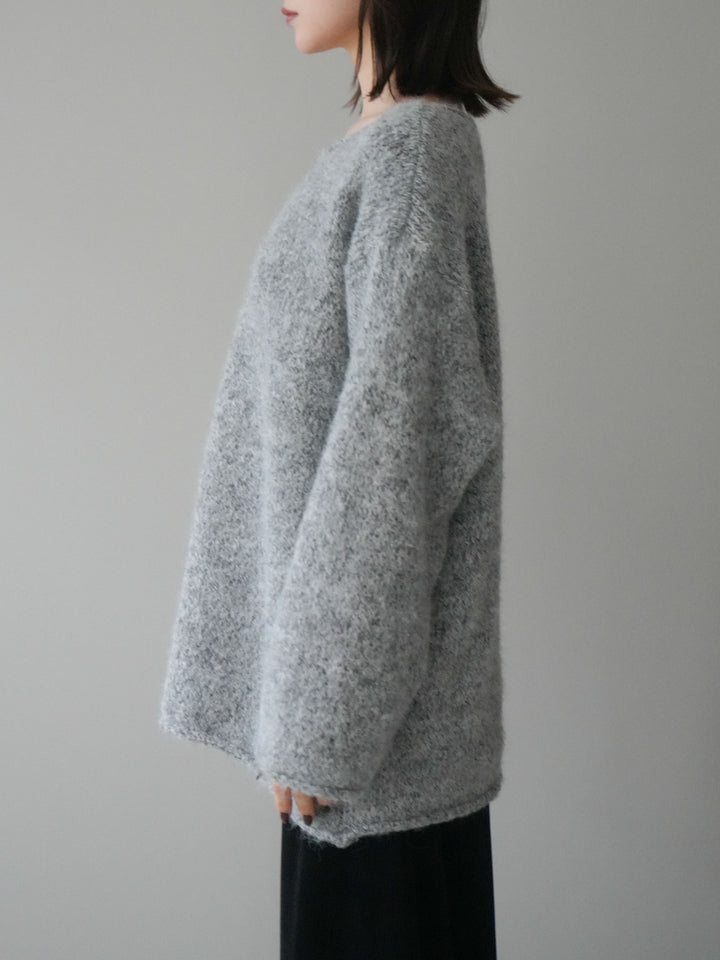 [予約]バラクラバSETニットプルオーバー/gray