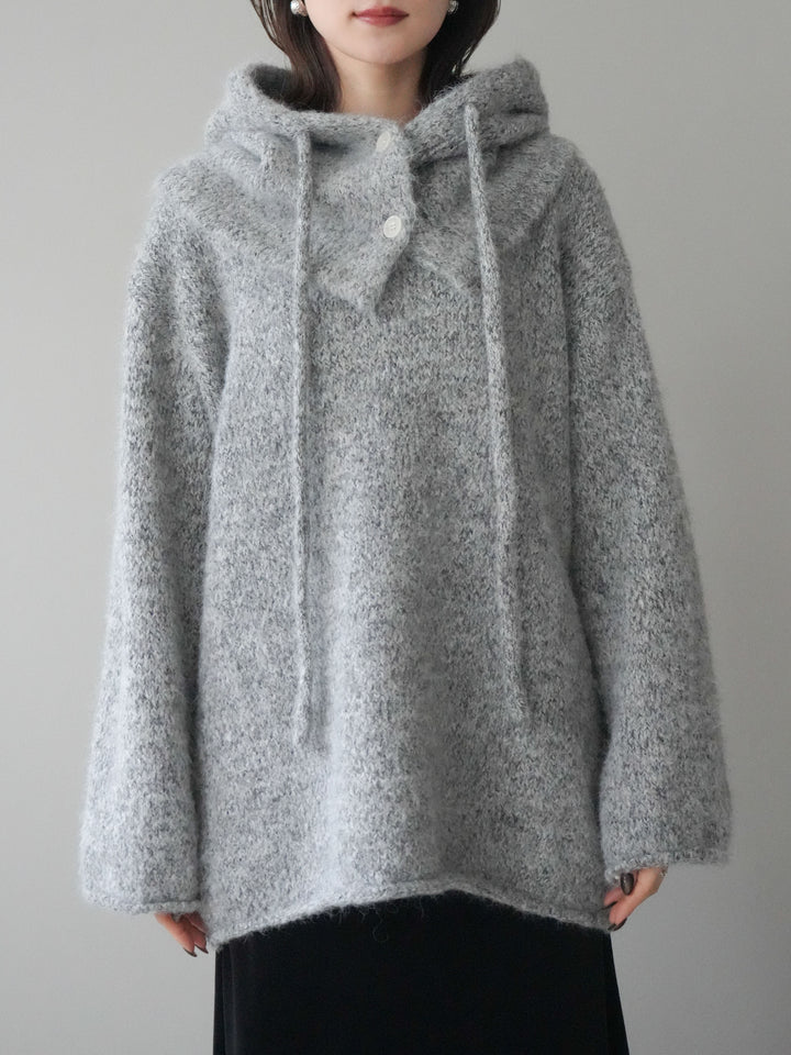 [予約]バラクラバSETニットプルオーバー/gray