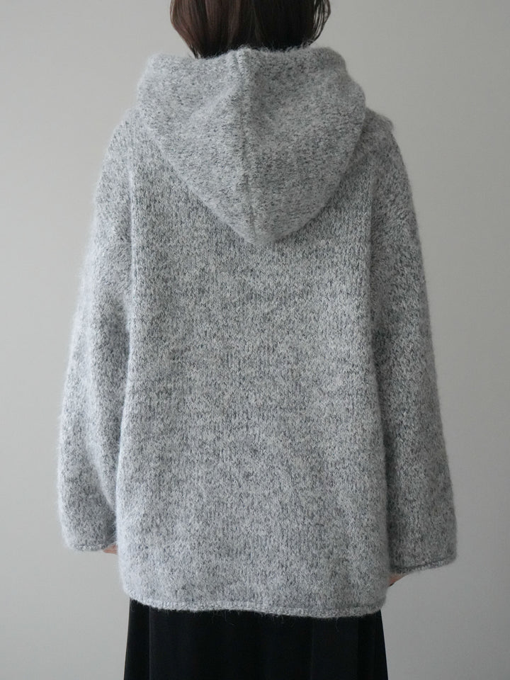 [予約]バラクラバSETニットプルオーバー/gray