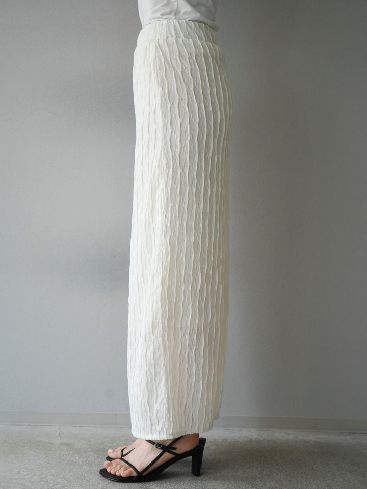 [Pre-order] Sheer Design Mellow Tight Skirt/Ivory