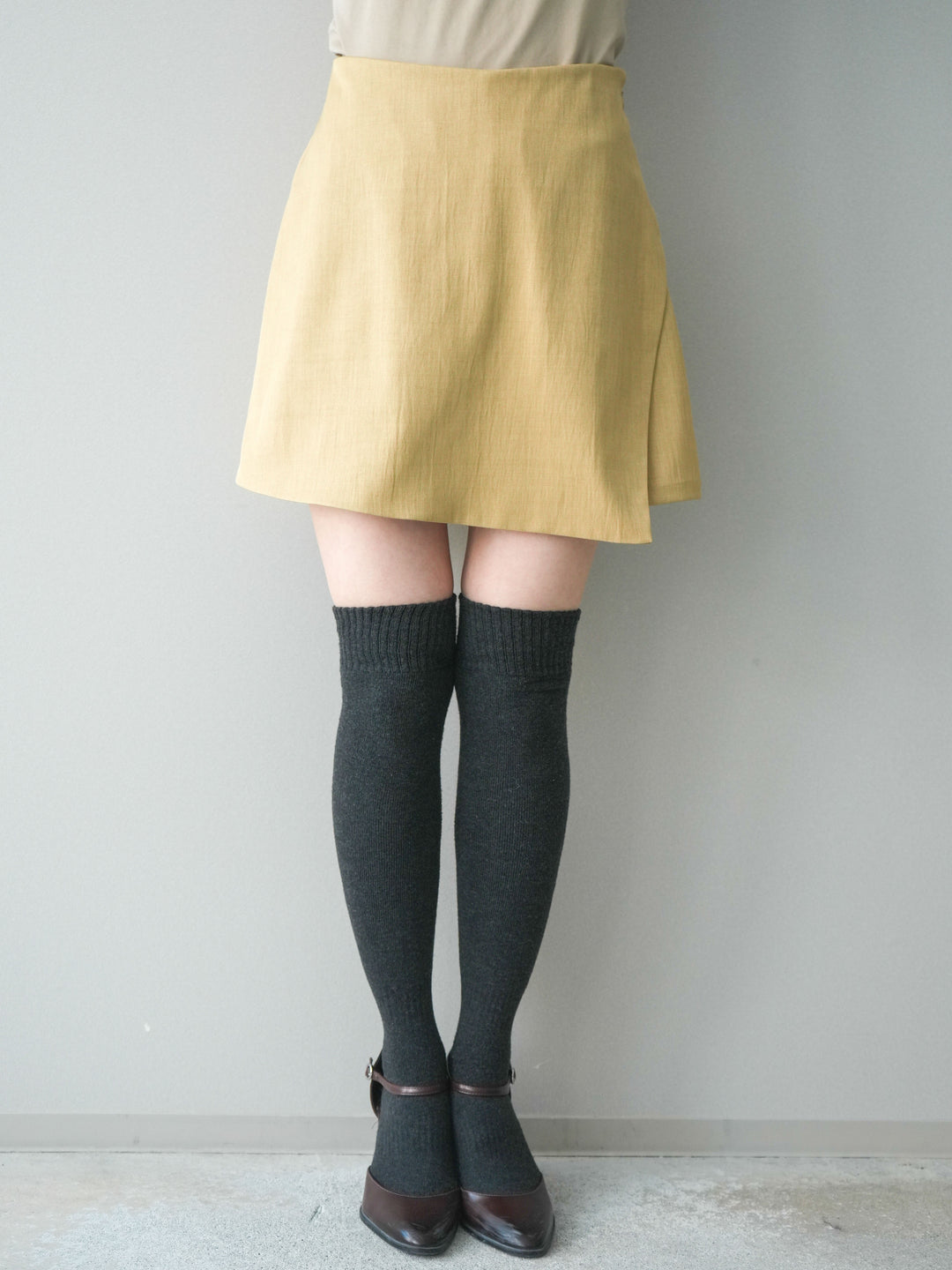 [予約]TRツイルラップデザインショートパンツ/beige