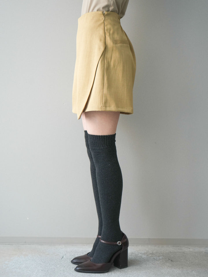 [予約]TRツイルラップデザインショートパンツ/beige