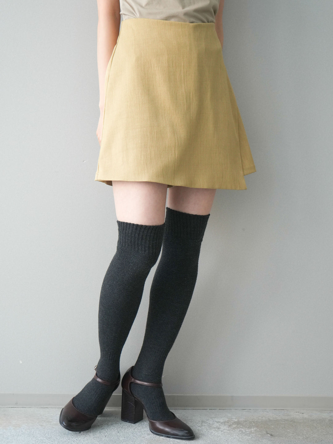 [予約]TRツイルラップデザインショートパンツ/beige