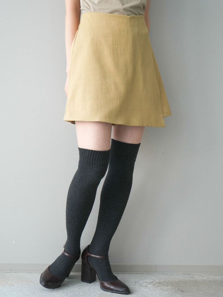 [予約]TRツイルラップデザインショートパンツ/beige