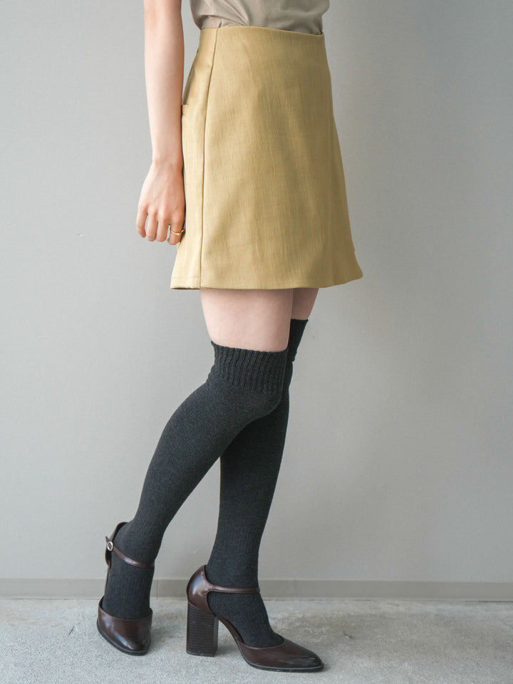 [予約]TRツイルラップデザインショートパンツ/beige