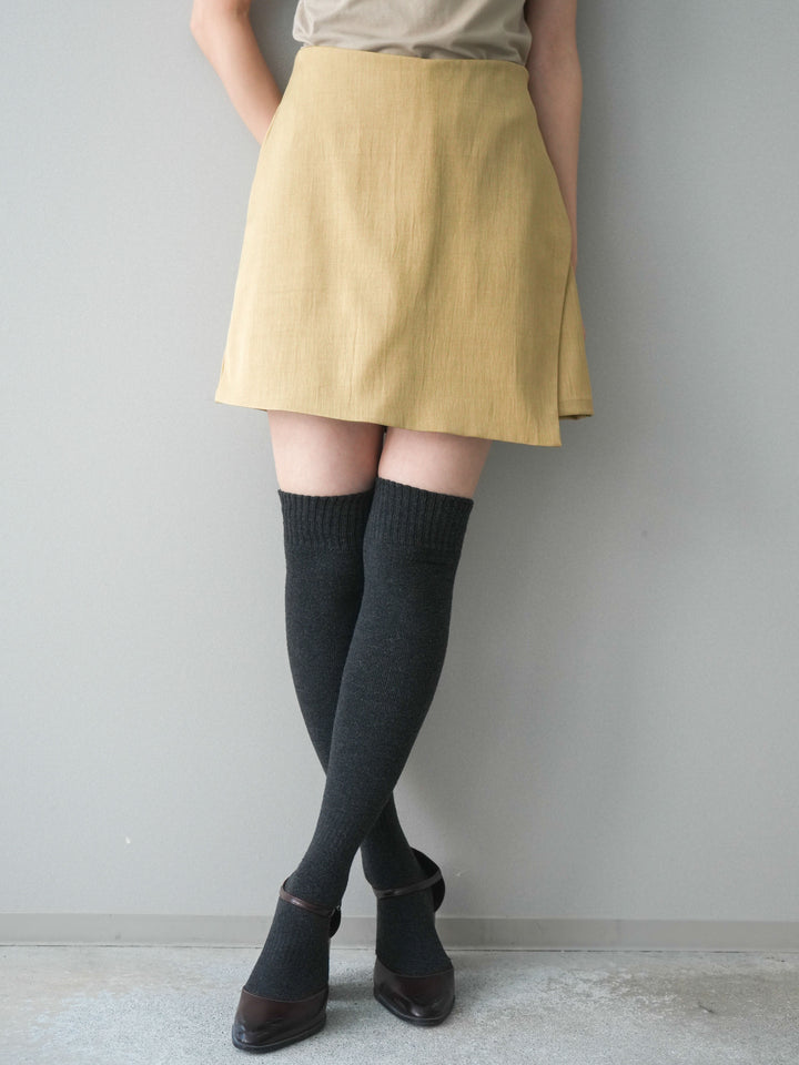 [予約]TRツイルラップデザインショートパンツ/beige