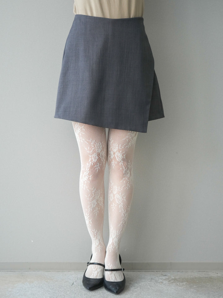 [予約]TRツイルラップデザインショートパンツ/charcoal
