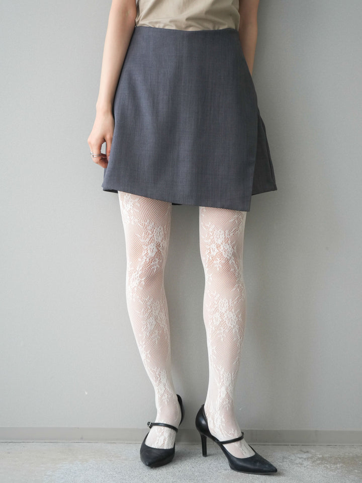 [予約]TRツイルラップデザインショートパンツ/charcoal