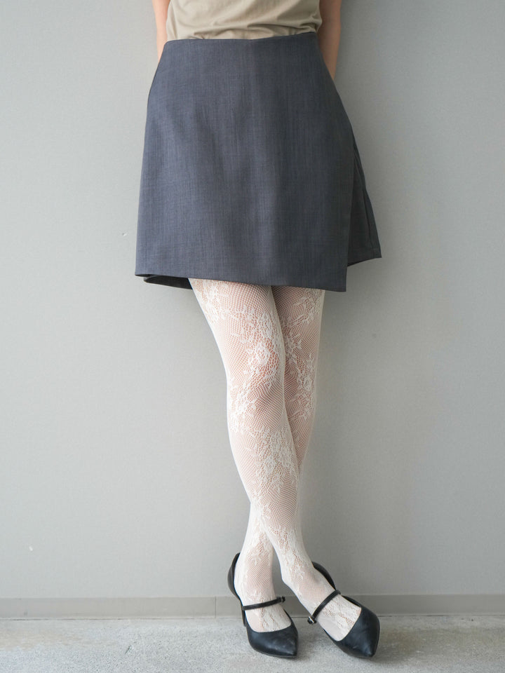[予約]TRツイルラップデザインショートパンツ/charcoal