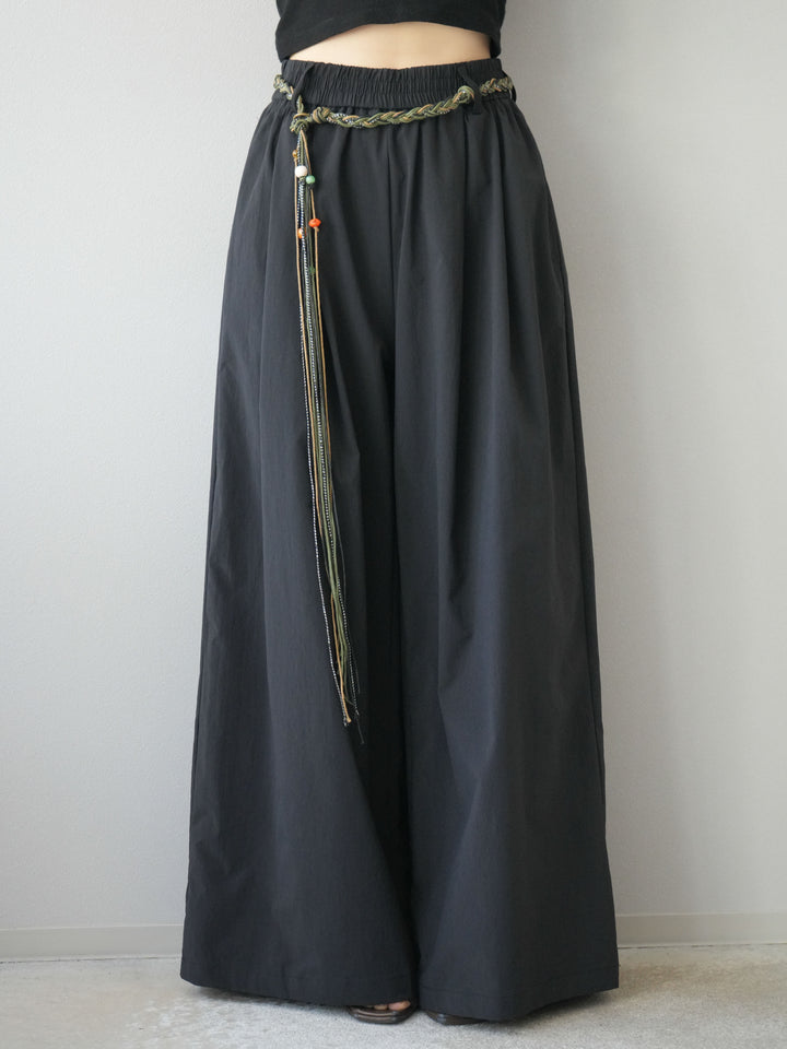 [SET]タックデザイントップス＆ビーズベルト付きパンツSET UP(2set)