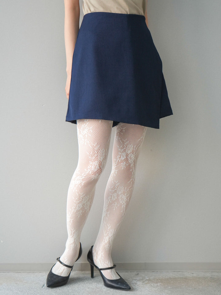 [予約]TRツイルラップデザインショートパンツ/navy