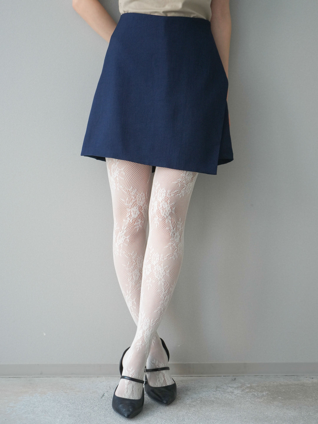 [予約]TRツイルラップデザインショートパンツ/navy