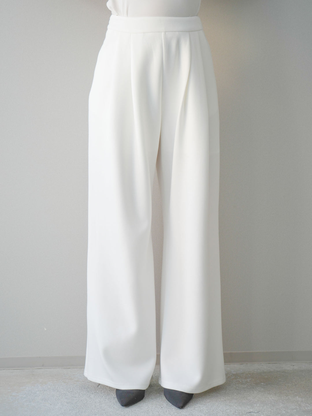 [SET]ライトポンチワンショルタックトップス＆パンツSETUP