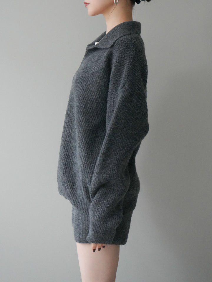 [SET]ポロニットプルオーバー＆ショートパンツSET UP