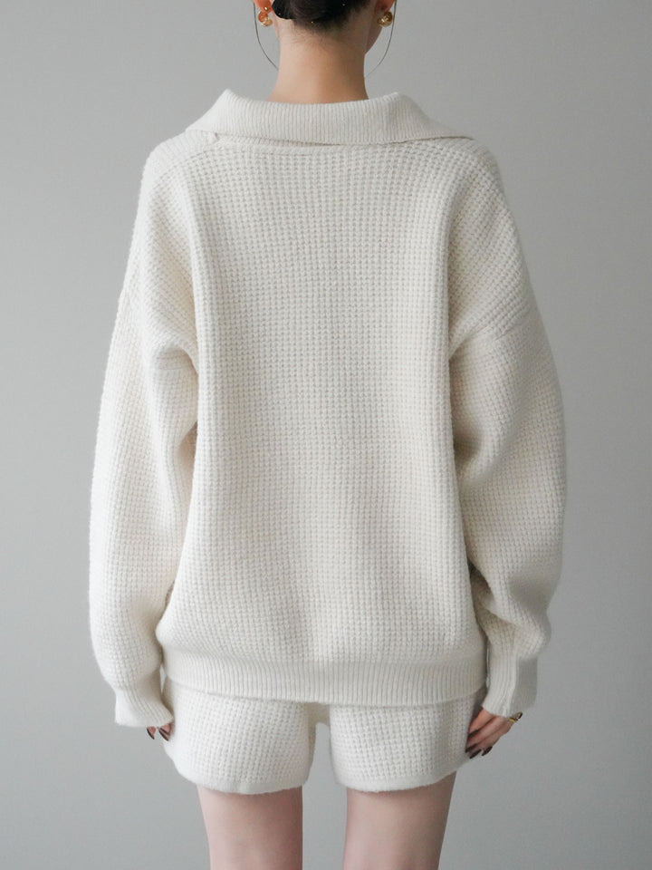 [SET]ポロニットプルオーバー＆ショートパンツSET UP