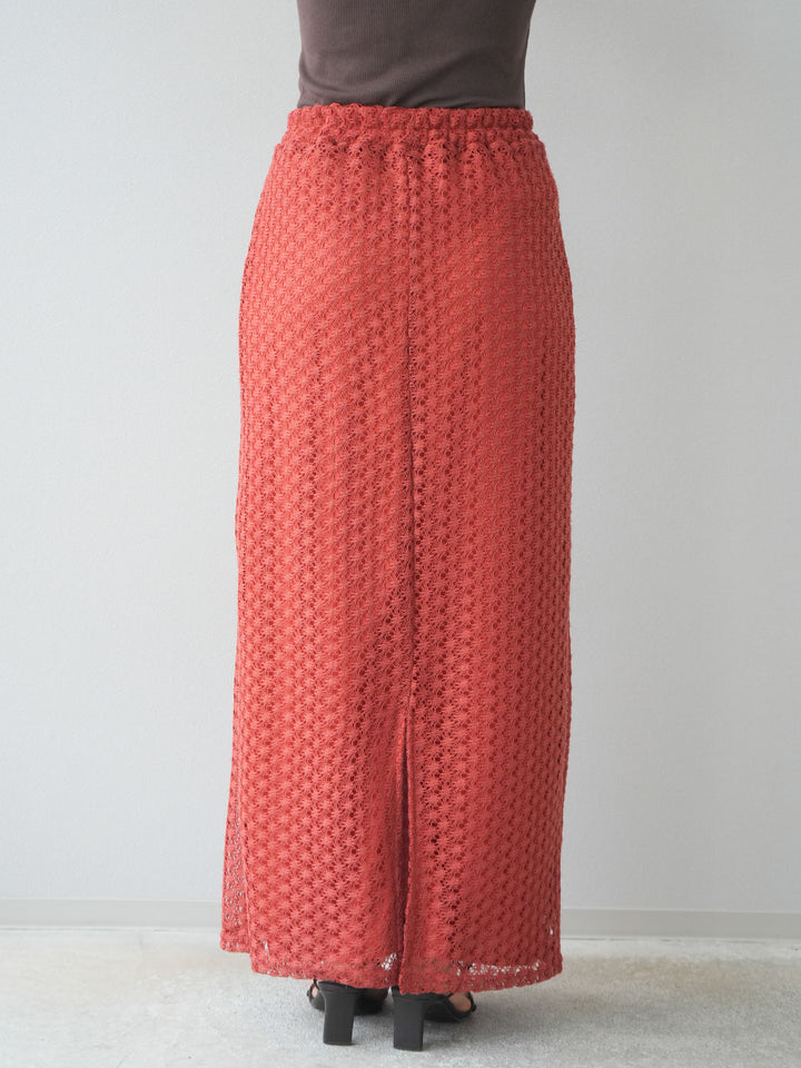 【預購】鏤空緊身裙/紅色