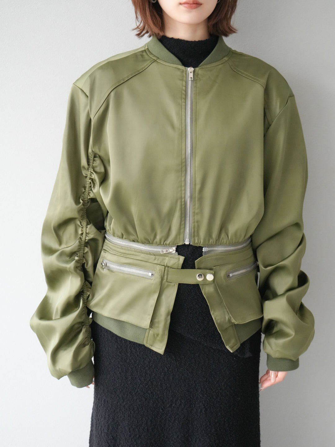 [予約]2WAYデザインMA-1/カーキ