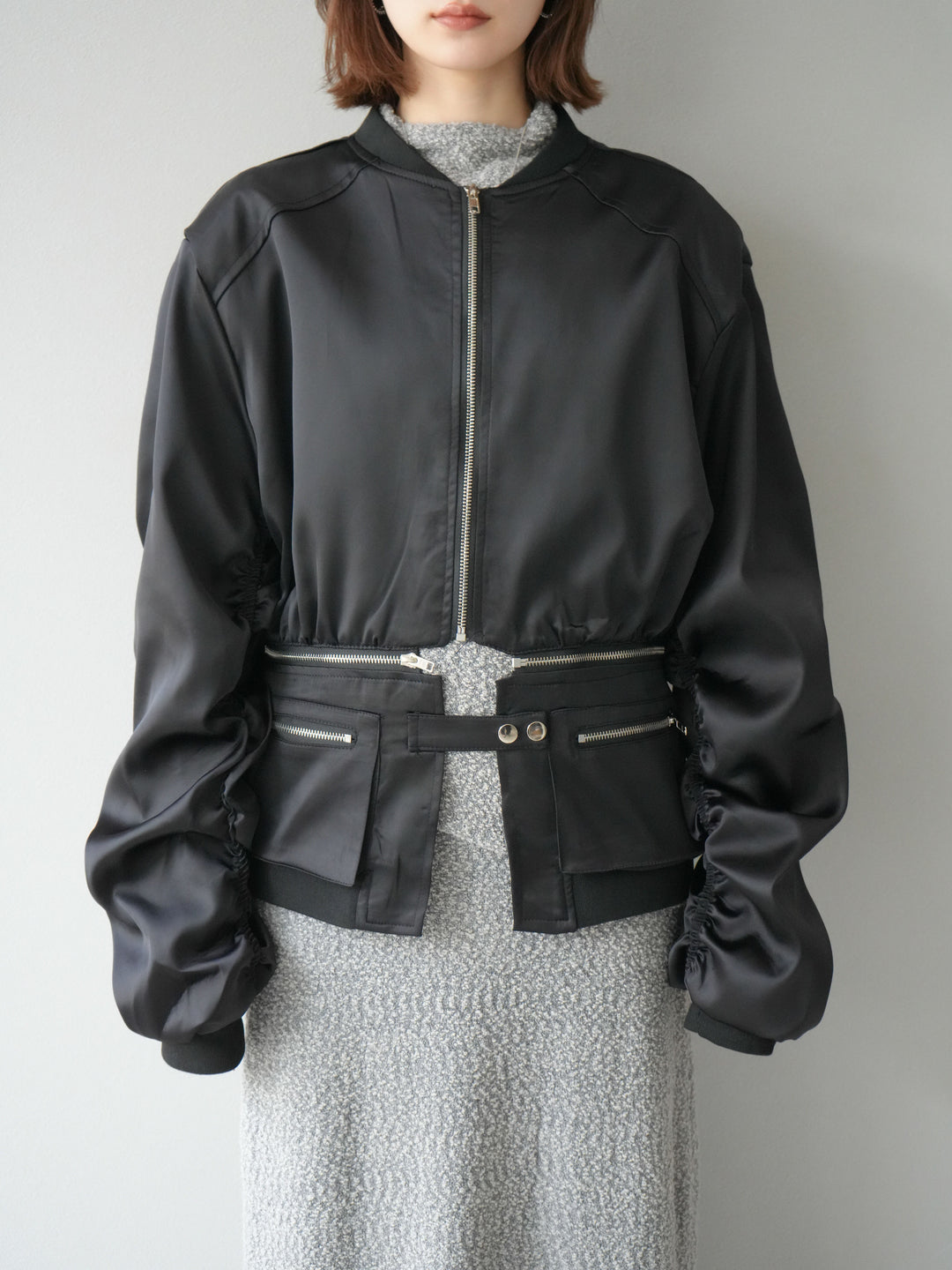 [予約]2WAYデザインMA-1/ブラック