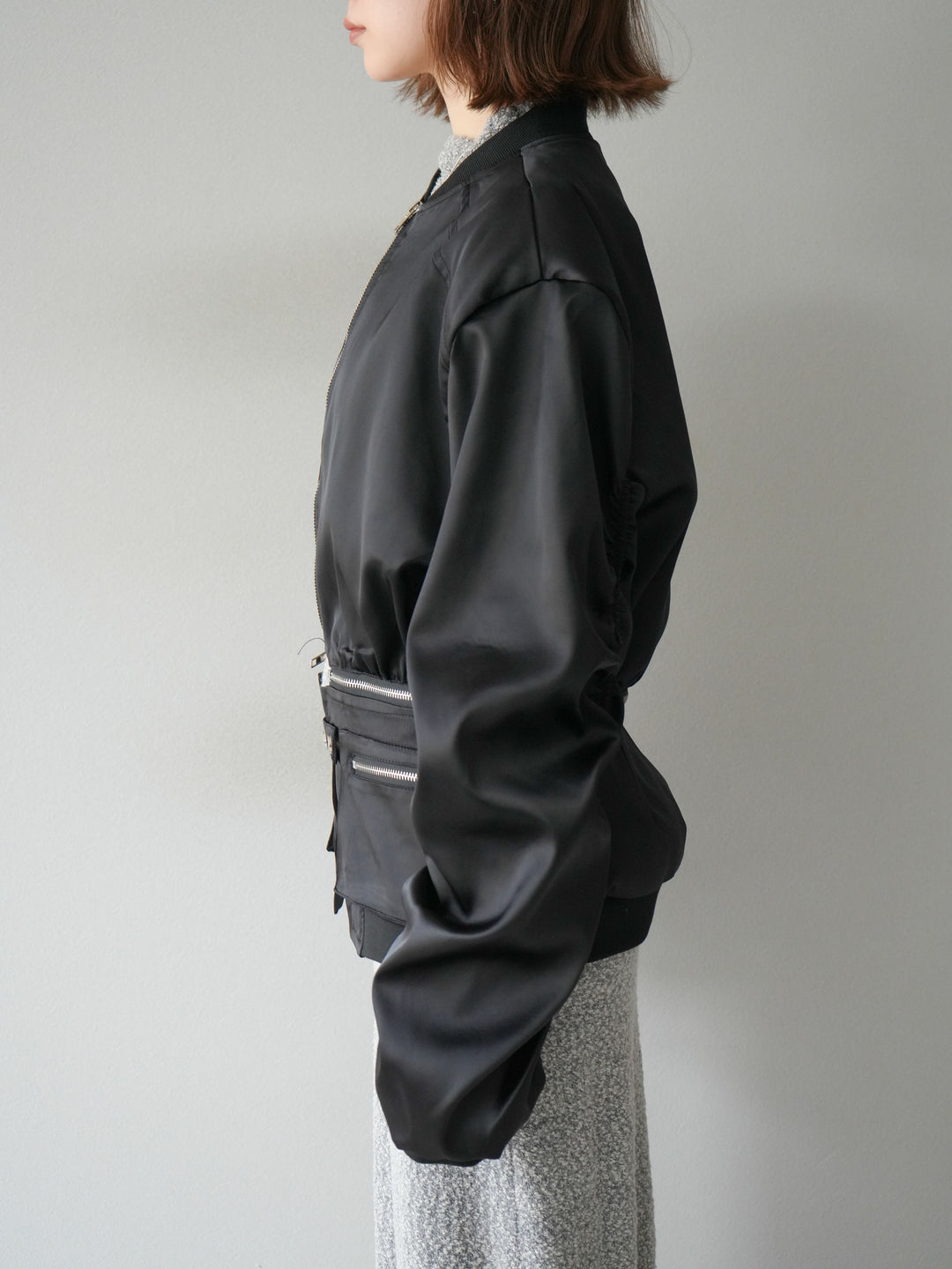 [予約]2WAYデザインMA-1/ブラック